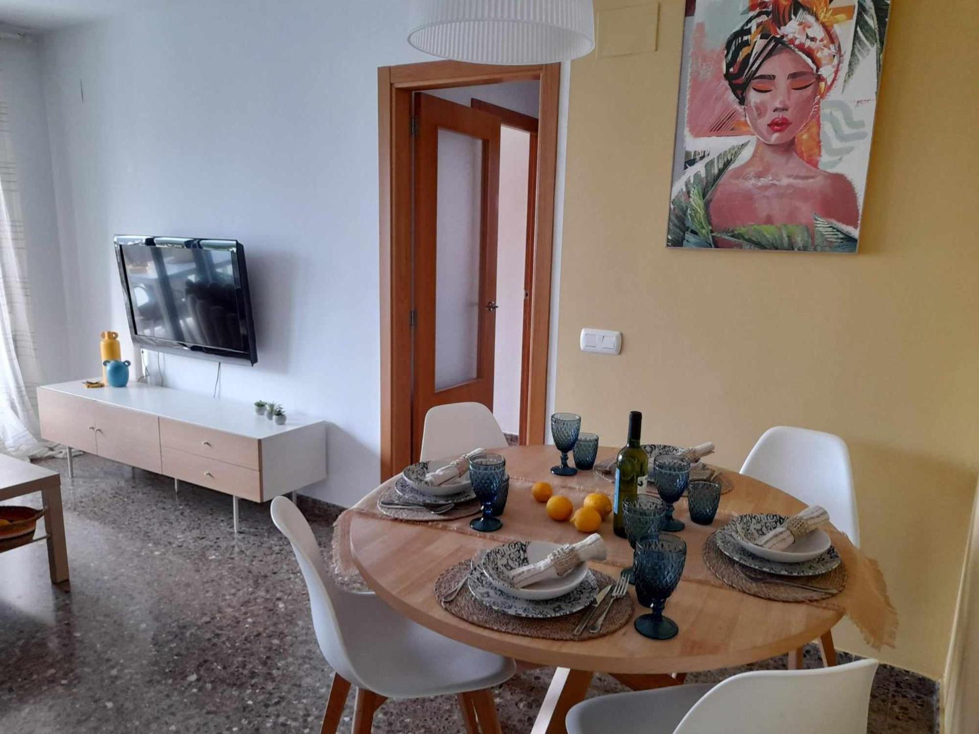 Apartament Ambar Gandia Playa-Grao Con Piscina Parking Ideal Para Familias Eksteriør bilde